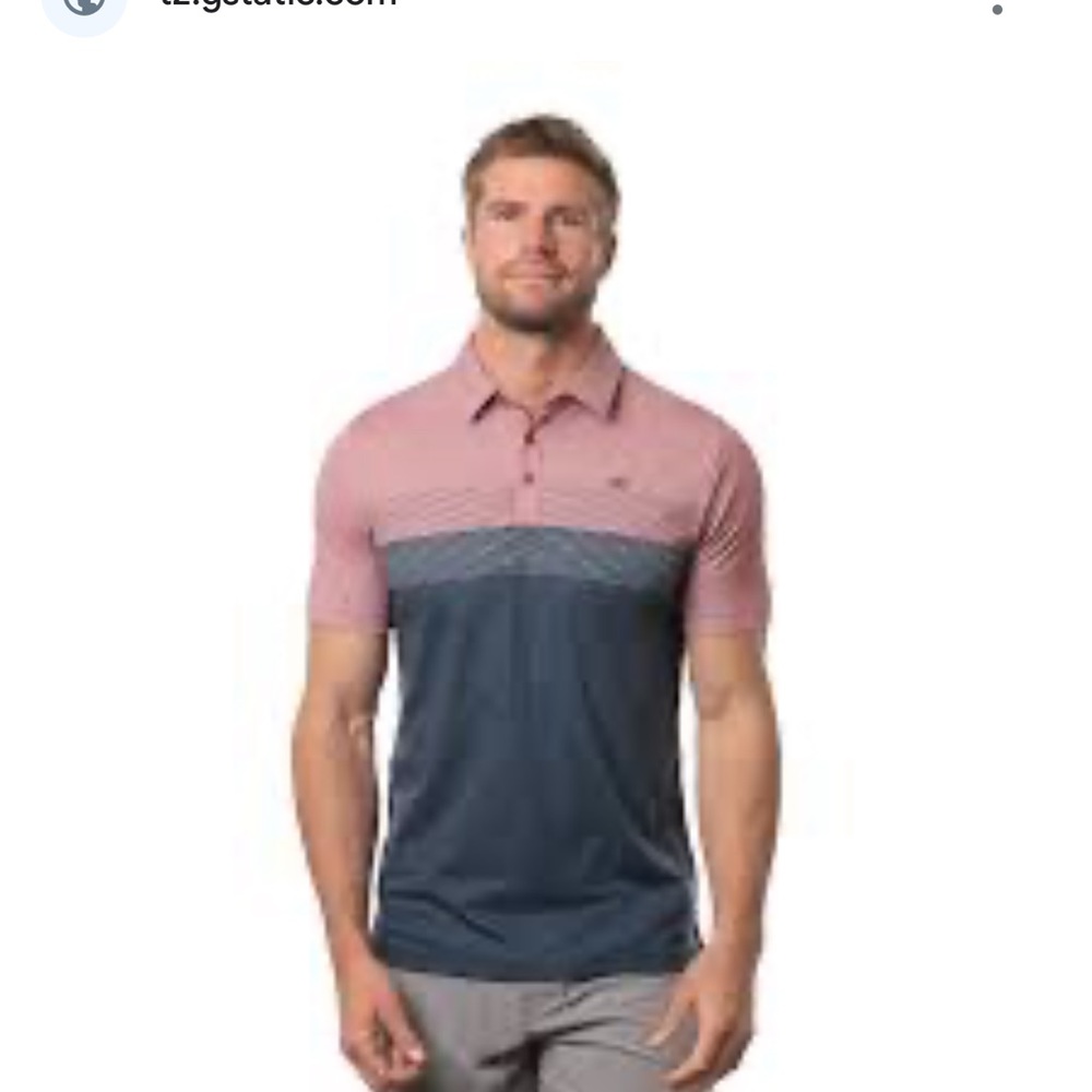 TravisMathew Golf Shirt Two Min Drill Polo